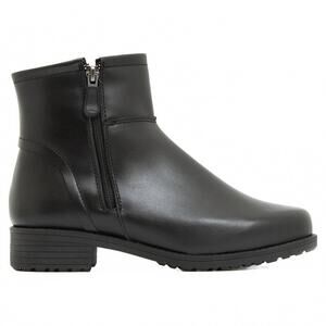 NEW TOE WARMERS women's douvres ankle boots in black